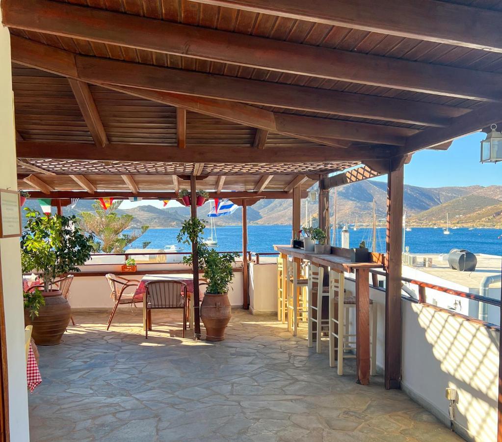 Grikos Hotel Patmos Town Bagian luar foto