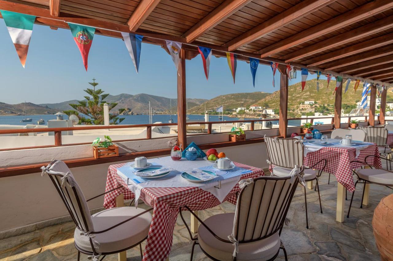 Grikos Hotel Patmos Town Bagian luar foto