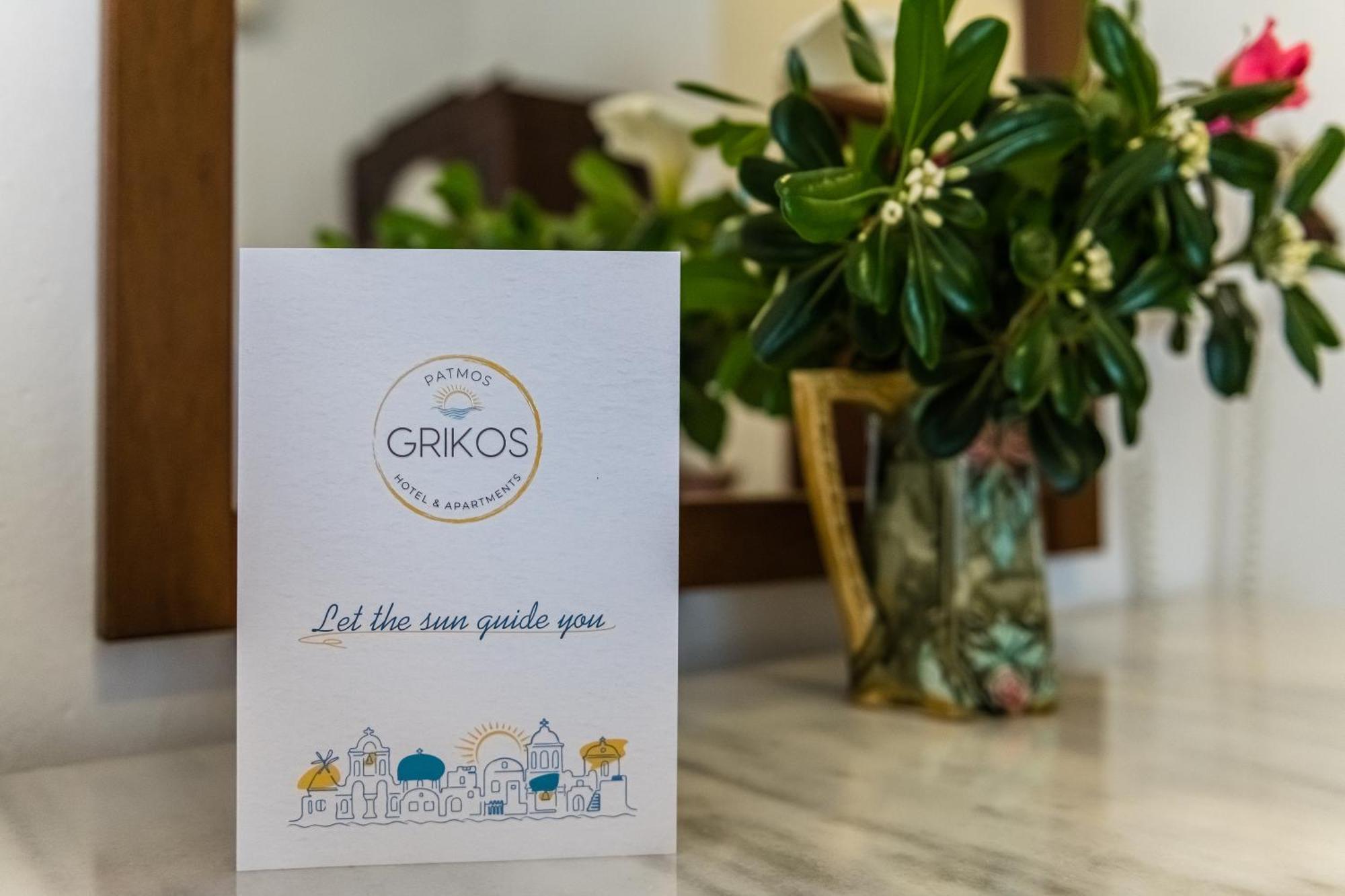 Grikos Hotel Patmos Town Bagian luar foto