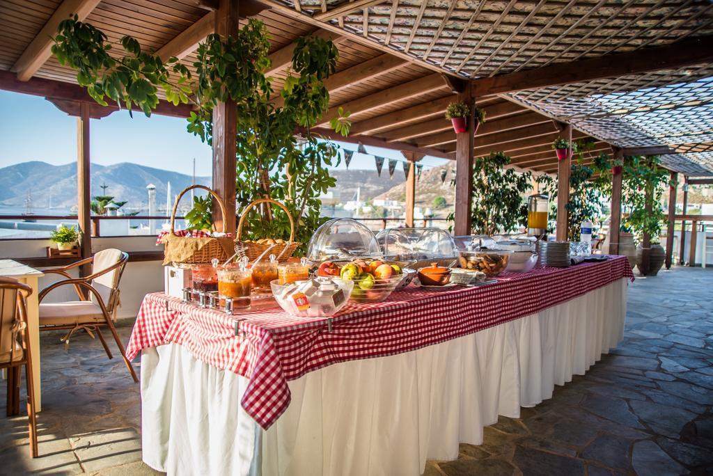 Grikos Hotel Patmos Town Bagian luar foto