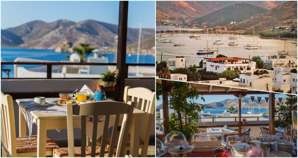 Grikos Hotel Patmos Town Bagian luar foto